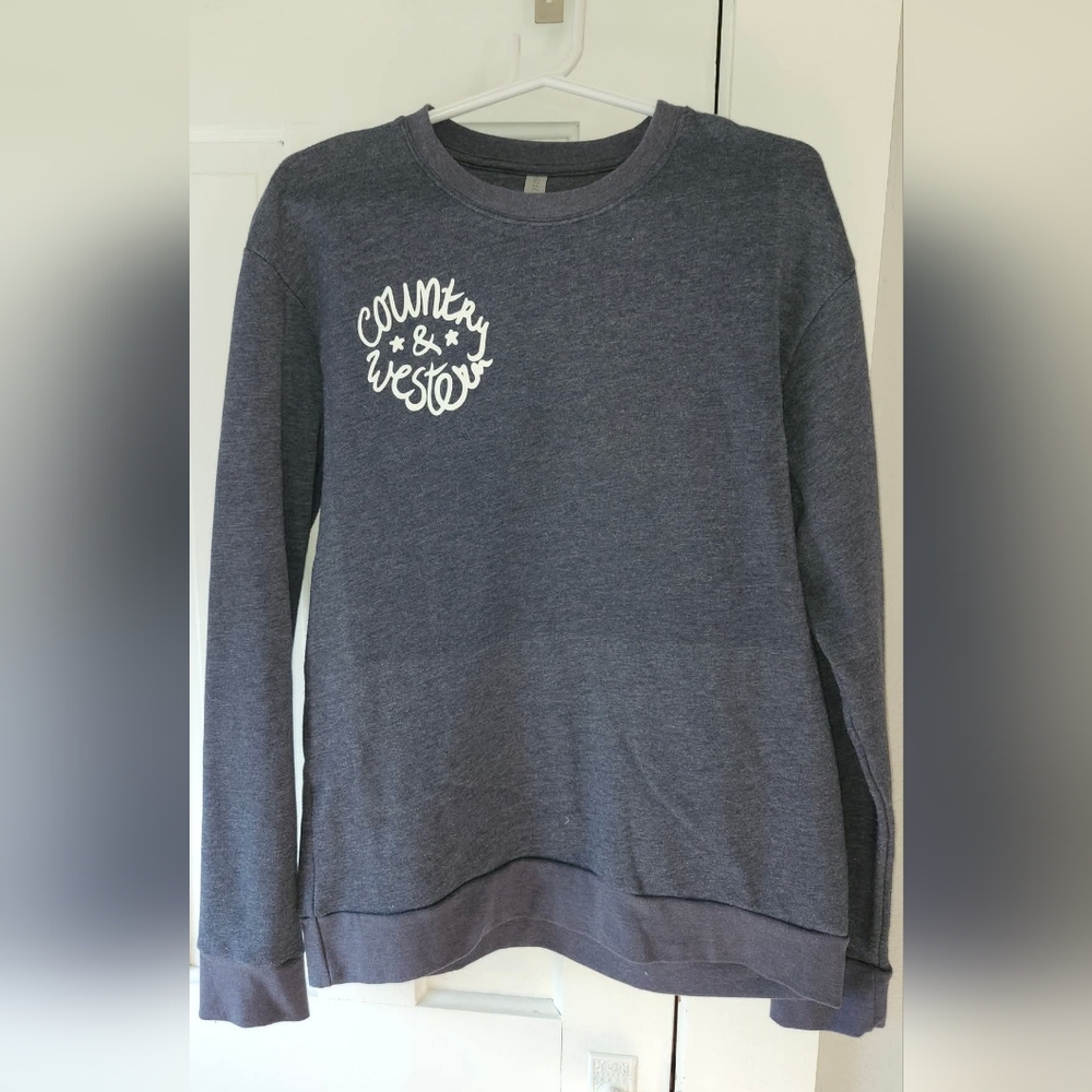 Country & Western Gray Sweatshirt